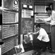 The first transistor-based computer was built at Bell Labs in 1954.
